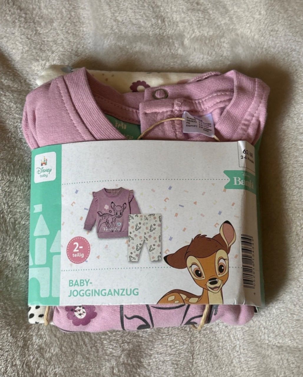 Disney  💕Bambi Set Hose mit Pullover 💕Neu mit Etikett  Size 62