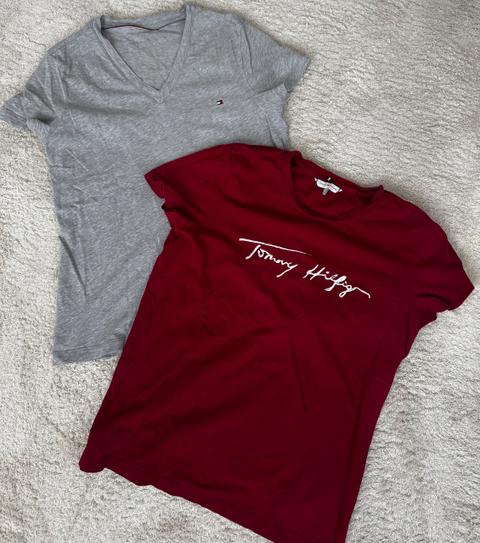 Tommy Hilfiger Tommy Hilfiger T-Shirt Set grau/rot Gr.s Size S