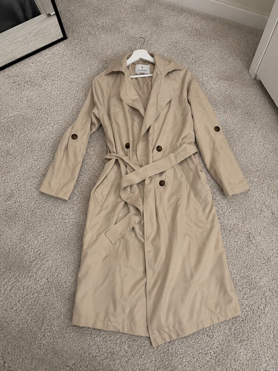 Stradivarius Stradivarius Trenchcoat beige XS Size XS