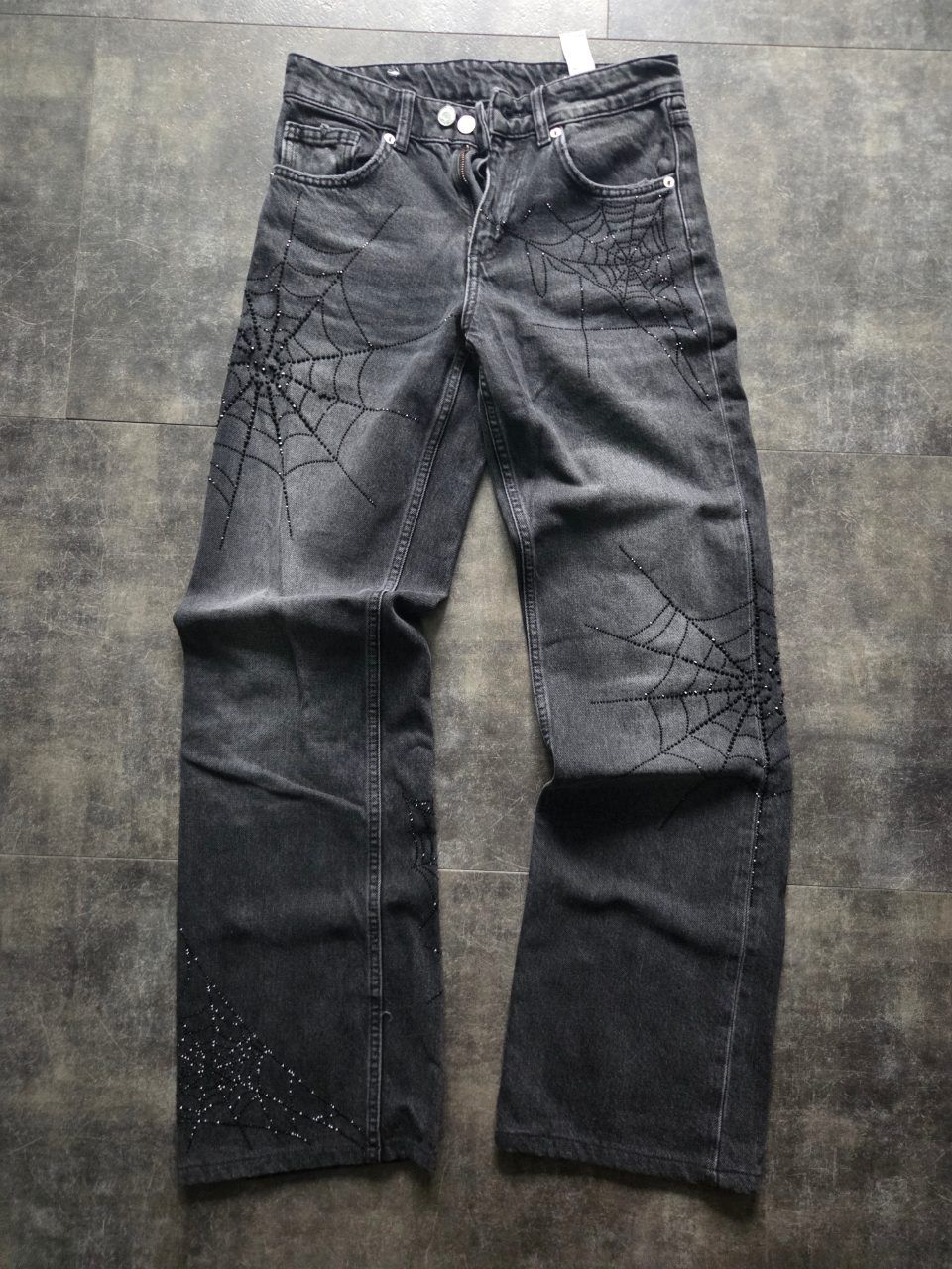 Zara Zara Jeans mit Spinnennetz-Design  Size S