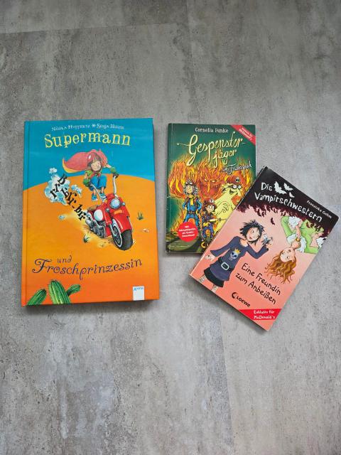 Kinderbuch , Supermann und Froschprinzessin" neu + 2 Bücher GRATIS