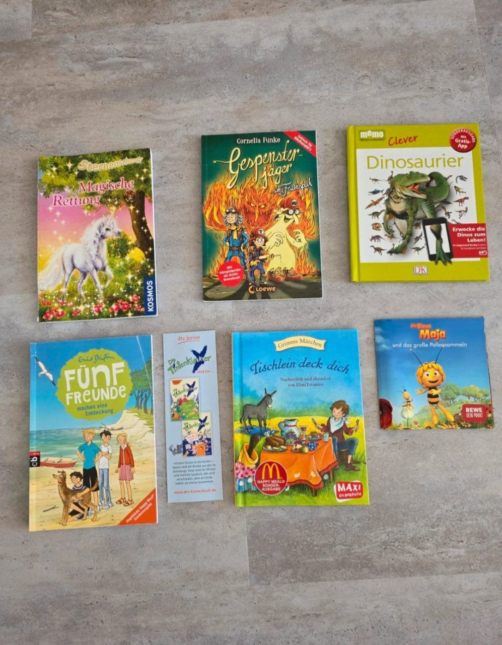 Großes Kinderbücher-Set / Bücherpaket 5 Teile+ Gratis Bienemaier und Lesezeichen