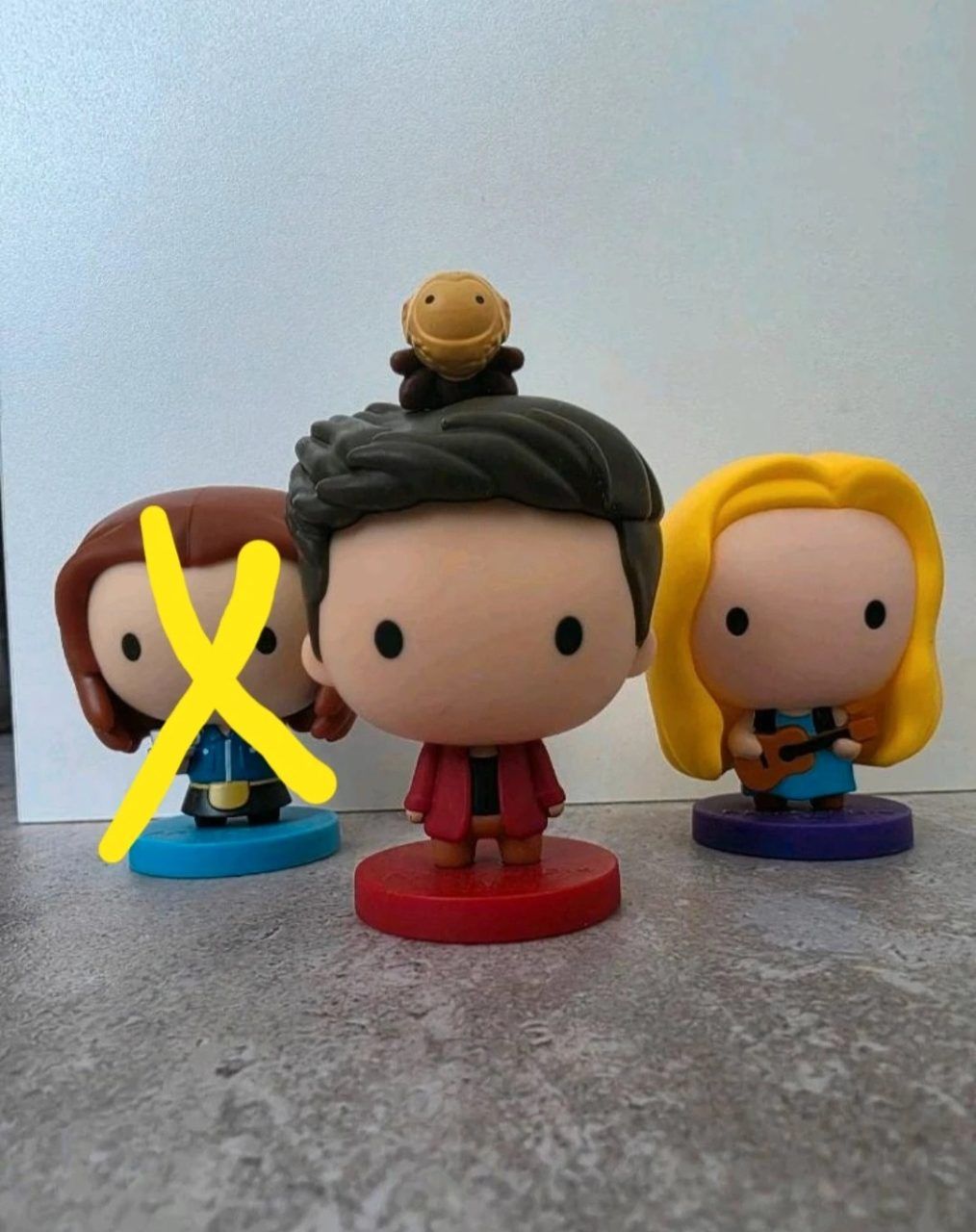 2er Set McDonald's Friends Sammelfiguren - Ross,Rachel & Phoebe