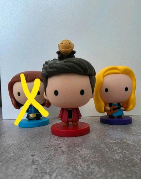 2er Set McDonald's Friends Sammelfiguren - Ross,Rachel & Phoebe