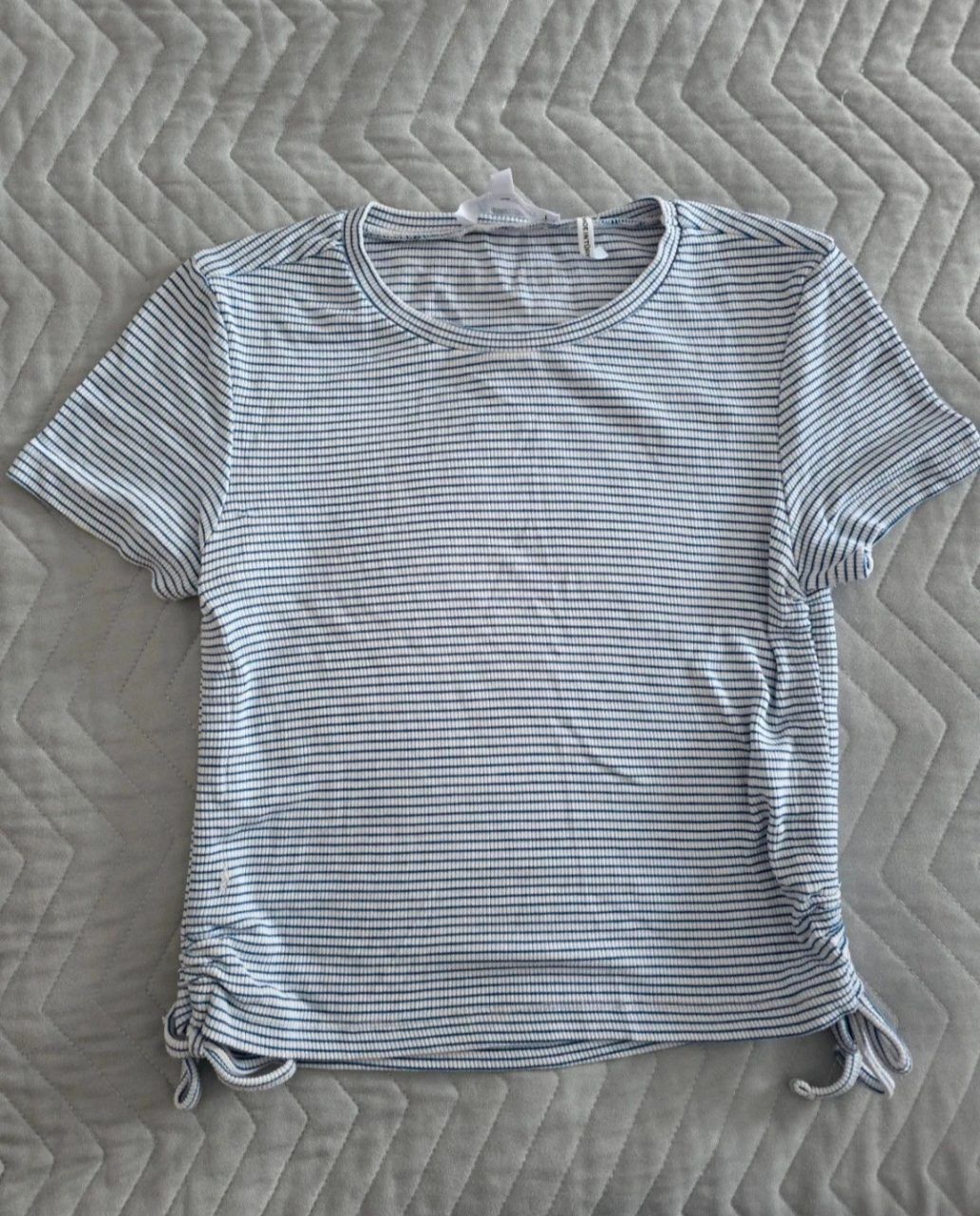 Koton Weiß/ blaugestreifte Top Size S
