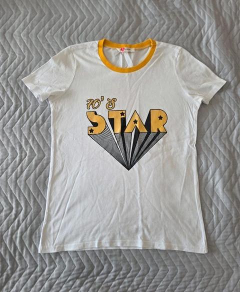 Koton Weiß/gelbes T-Shirt Size XS