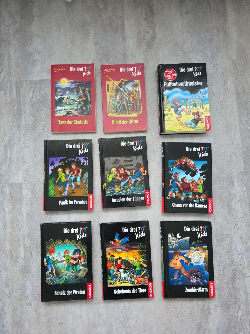Kosmos  Großes Buchpaket Die drei ?2Kids 9 spannende Bände Auch Einzelverkauf