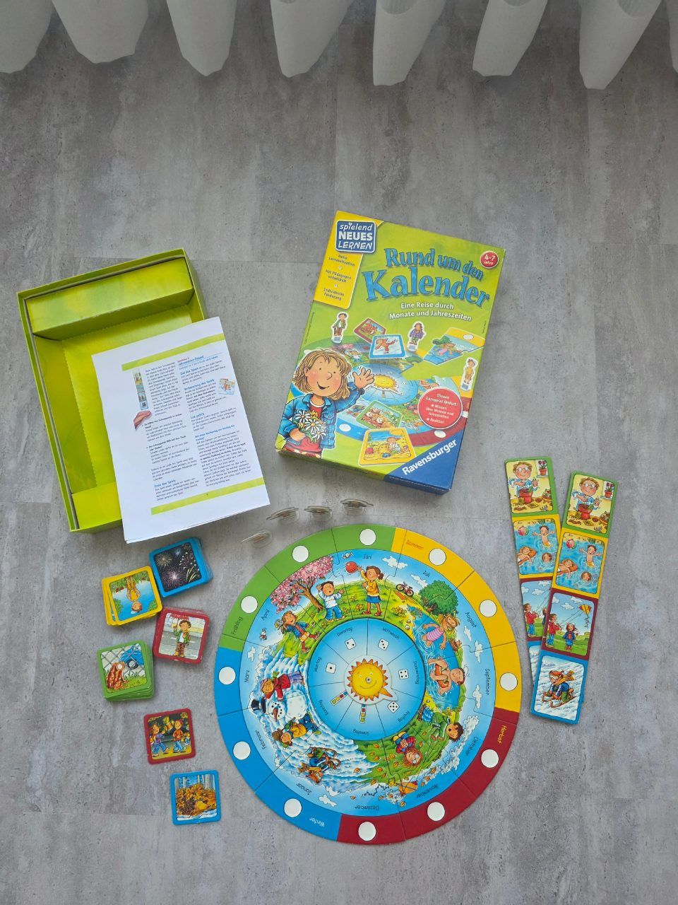 Ravensburger  Ravensburger Lernspiel,,Rund um den Kalender" (4-7 Jahre)