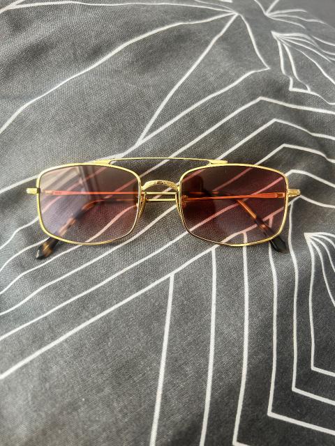 Bottega di Sguardi Designer Sonnenbrille Gold / Rosa Verlaufsgläser (NP 300€)