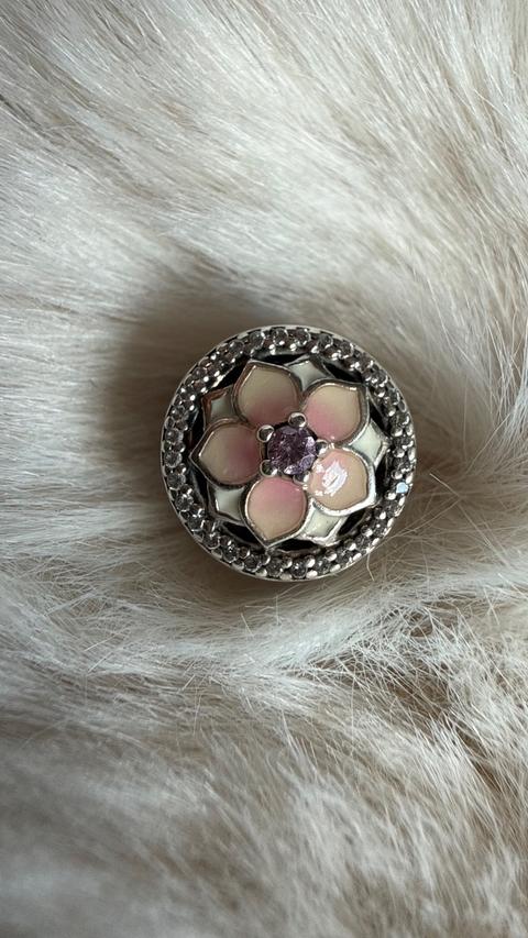 Pandora Pandora Charm Magnolie rosa Blume Size Einheitsgröße