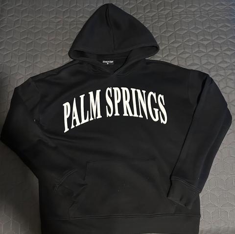 Ohne Marke schwarzer Palm Springs Hoodie Size S