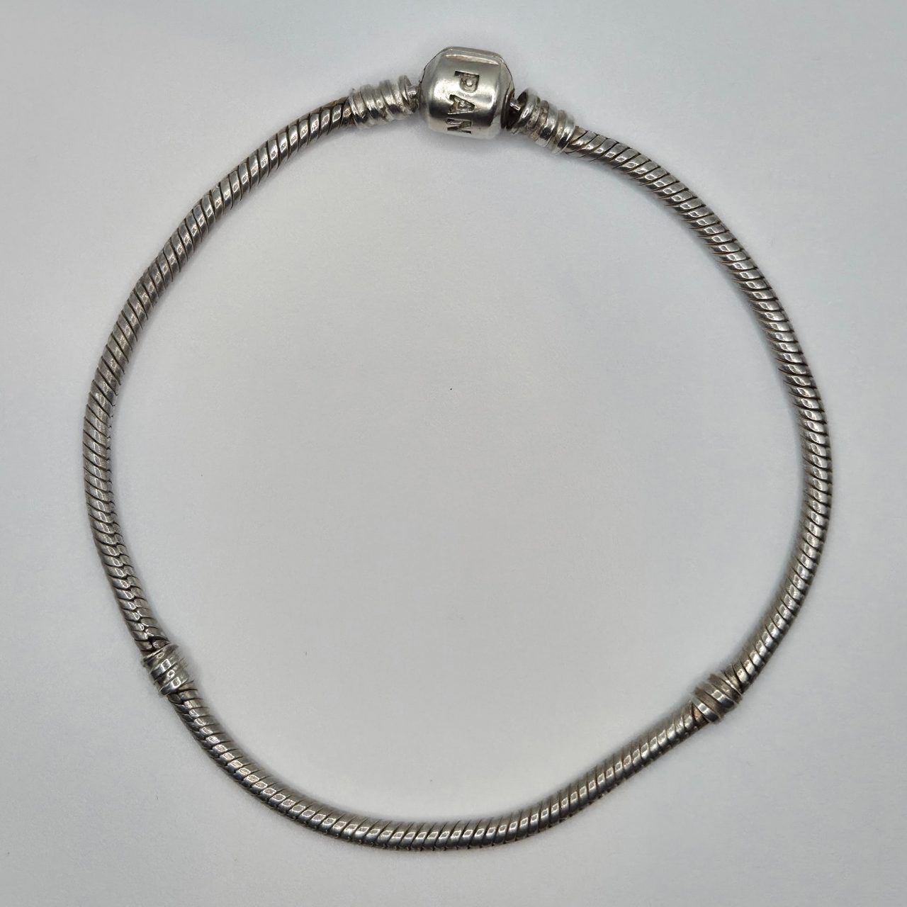 Pandora Original Pandora Armband 22 xm #4 Size 22 cm