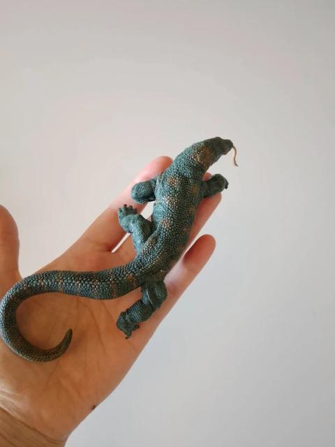 Schleich Papo | Komodowaran Waran Figur | Grün Braun | ca. 16cm | Detailliert Spielzeug