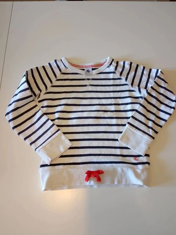 Petit Bateau Petit Bateau | Pullover | Weiß Blau Gestreift | 114 (6ans) | Maritim  (Kopie) Size 116