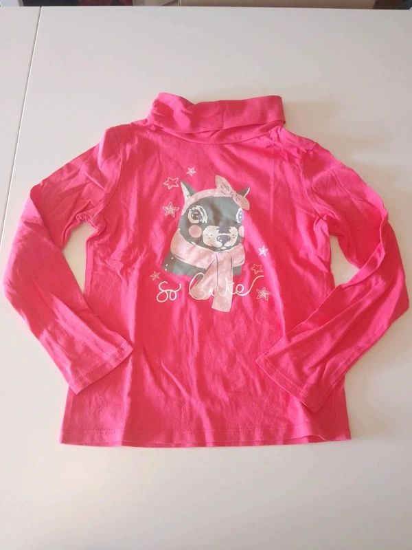 Inextenso Inextenso | Rollkragen-Shirt | Pink | 122/128 (8 J) | Süß  (Kopie) Size 122