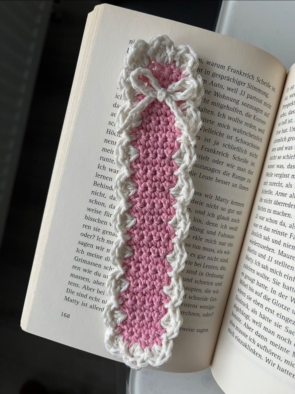 Handmade Gehäkeltes Lesezeichen