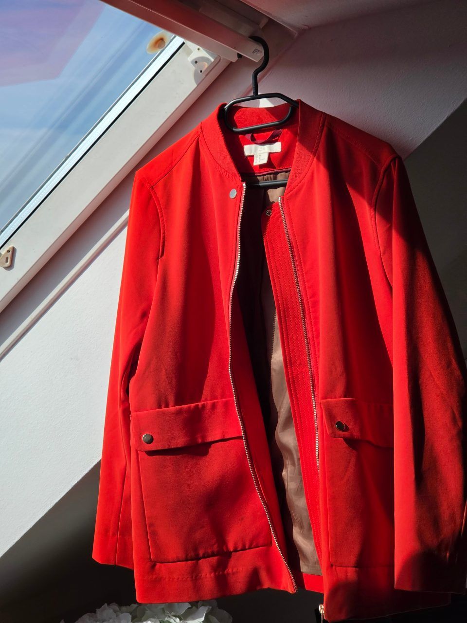 H&M Orange Bomberjacke Size L