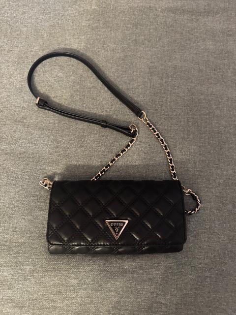 Guess Original GUESS Umhängetasche / Clutch Schwarz - Steppoptik