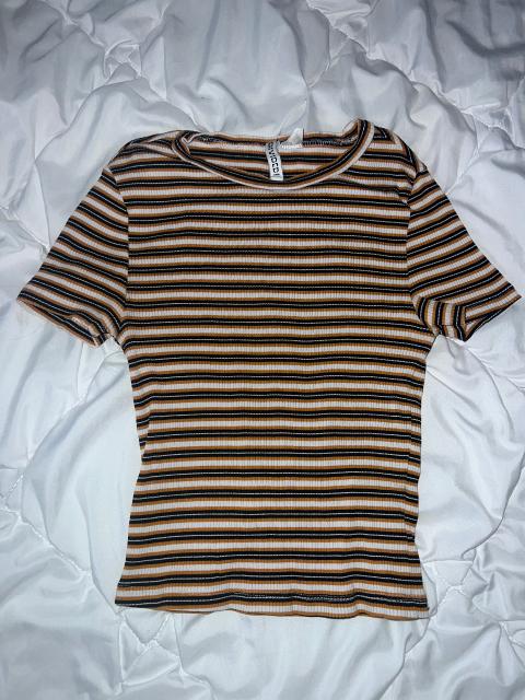 H&M Gestreiftes T-Shirt H&M Gr. s Size S