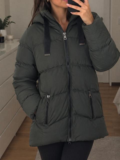 Takko Gesteppte Winterjacke in Olivgrün Gr.40 Size L