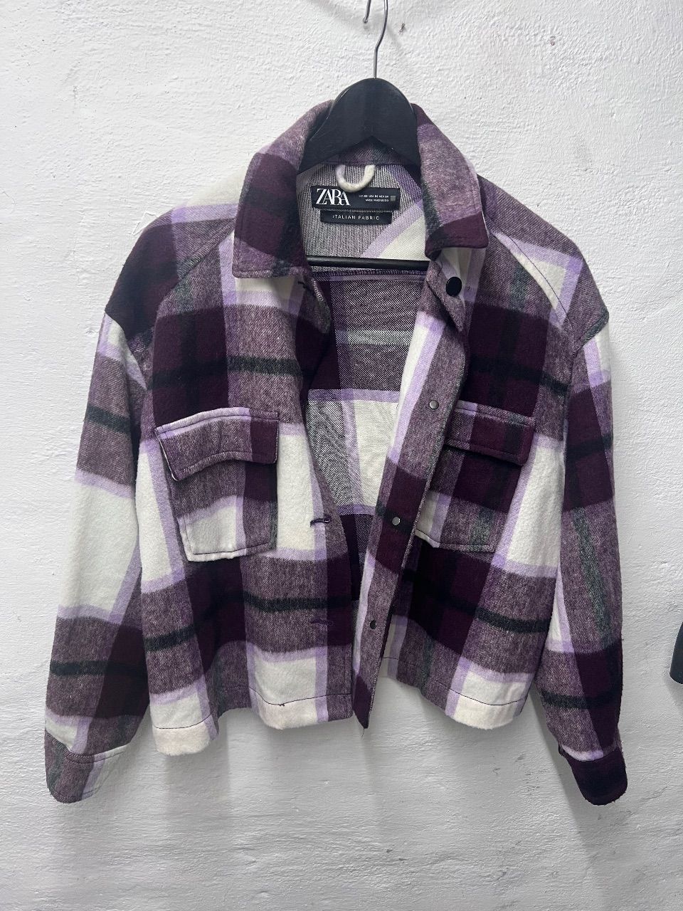 Zara Zara Oversize Hemdjacke Size XS