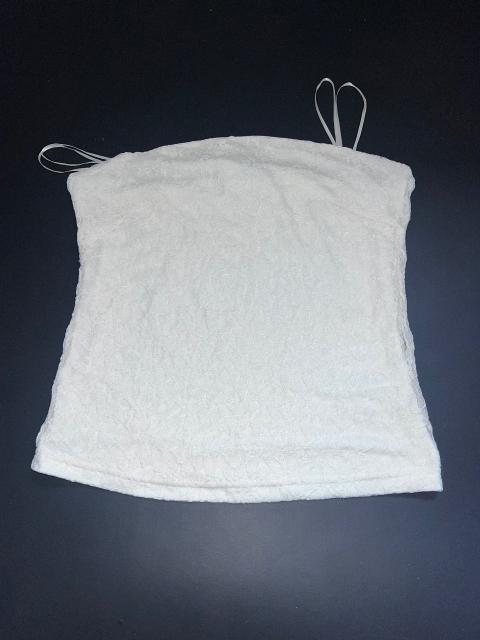 Page One Schulterfreies Spitzentop Size S