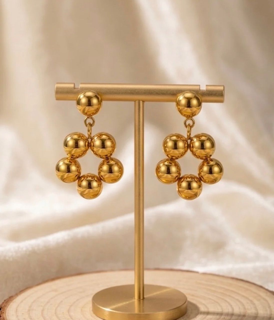 Handmade  Bubble Flower Ohrschmuck 