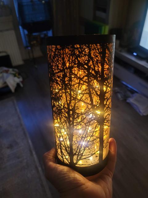 2. Glaslampen mit Lichterketten