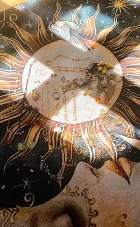 Vintage 🖤Großes Schmuck-Set (Konvolut) / Y2K / Celestial / Cottagecore Size Einheitsgröße
