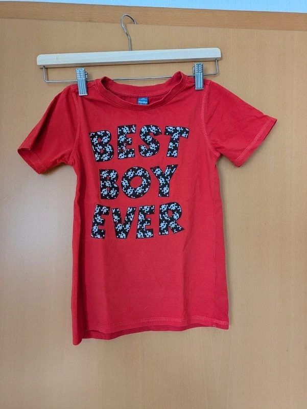 dopoDopo rotes T-Shirt Gr.128 Size 128