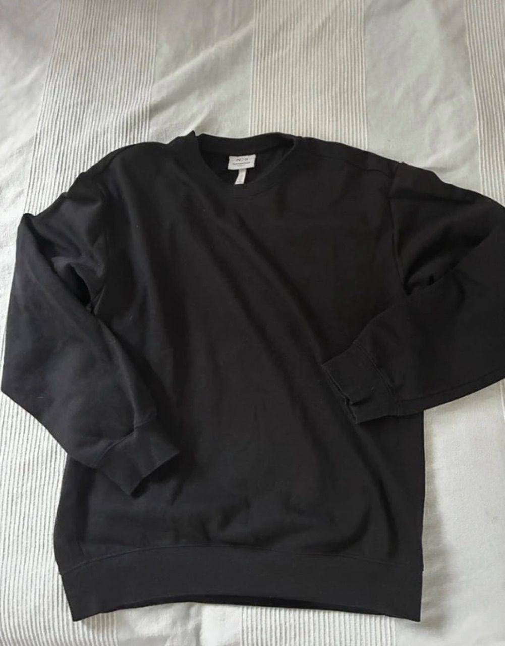 Sweatshirt, schwarz, S, H&M, oversized, angenehm zu tragen, Baumwolle