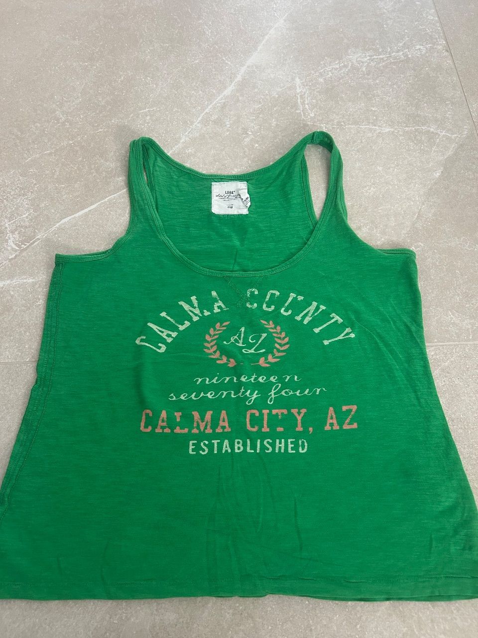 H&M Grünes Tanktop mit Print – H&M Size M