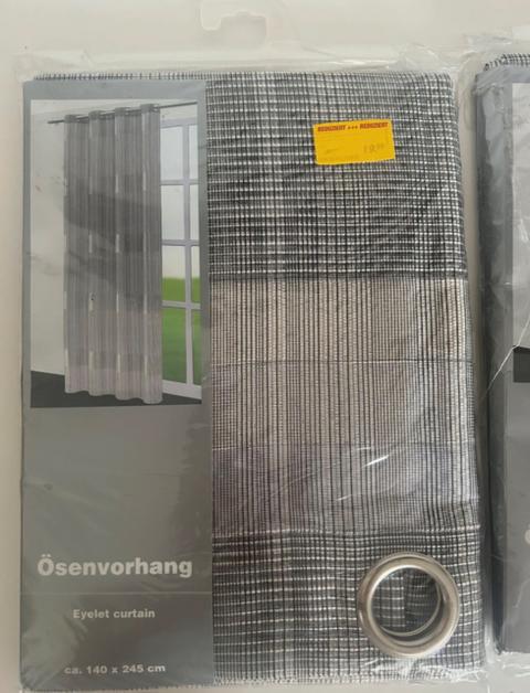 Ohne Marke Ösen Vorhänge Size 140cmx245cm