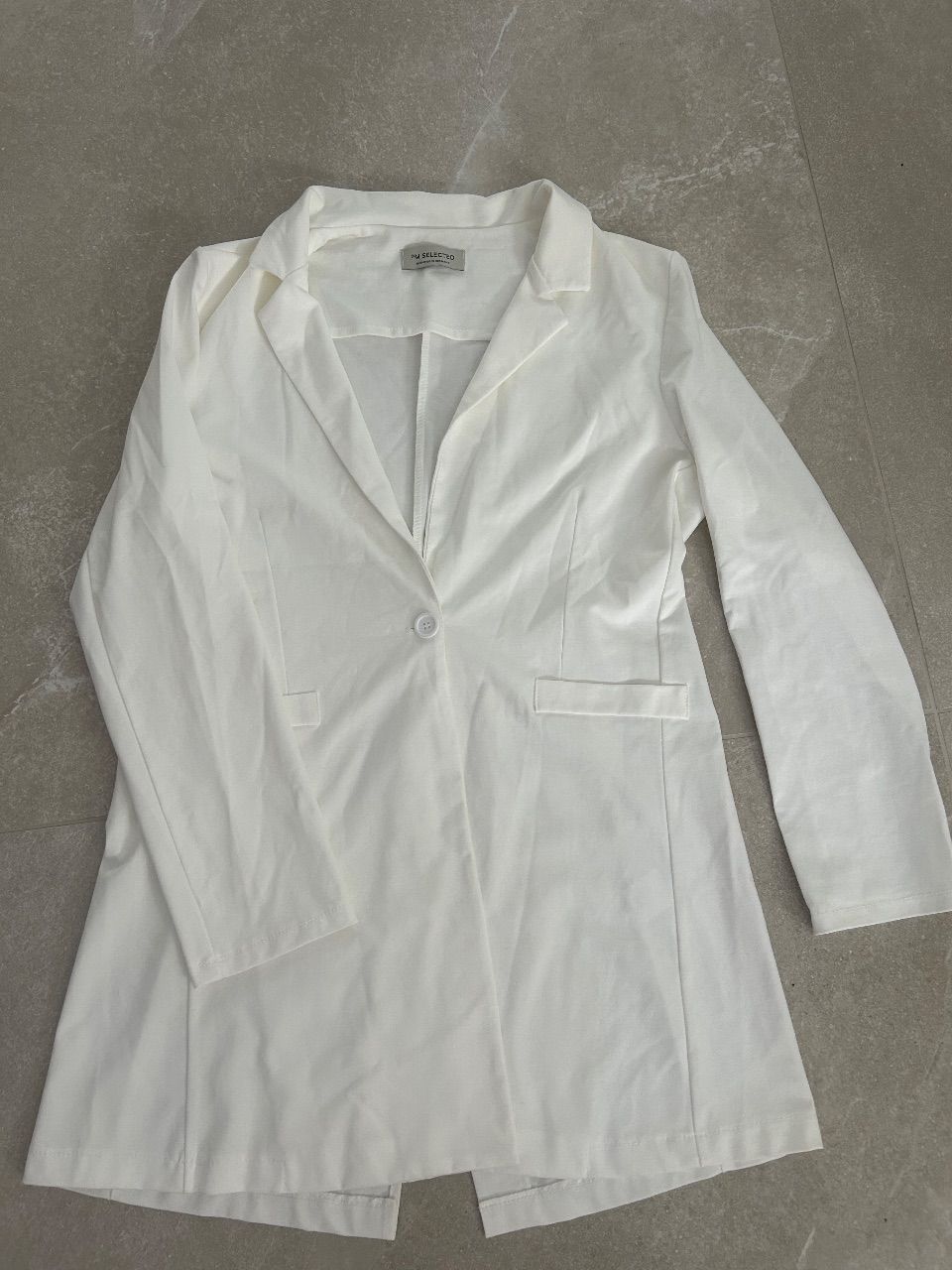 Pm selected Weißer Longblazer / Oversize Blazer 🤍 Size L