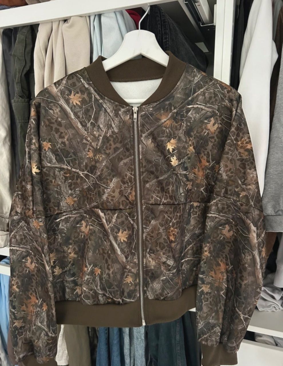 Shein Stylische Zipper Jacke  Size L