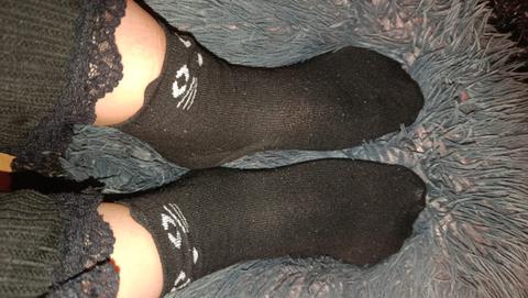 Getragene Socken Size M