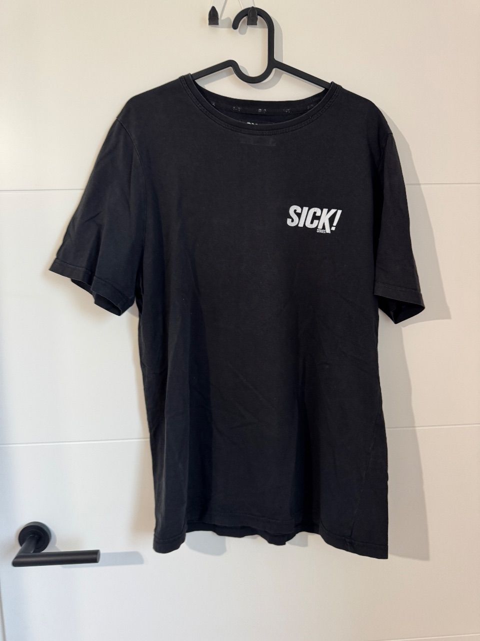 Sick Series  Schwarzes T Shirt  Size M