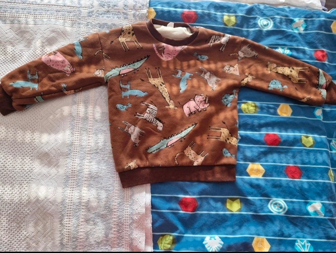 Shein Super weicher Kuschel Pullover mit Tiermotiven Size 128
