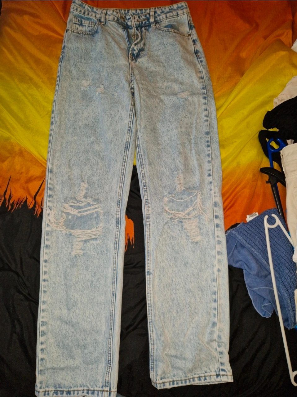 Shein SHEIN Acid Wash Jeans – Destroyed Look – Gr. S/36 Size S