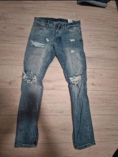 Pegador Pegador Distressed Jeans Blau mit Knöchel Reißverschluss Size W32/L32