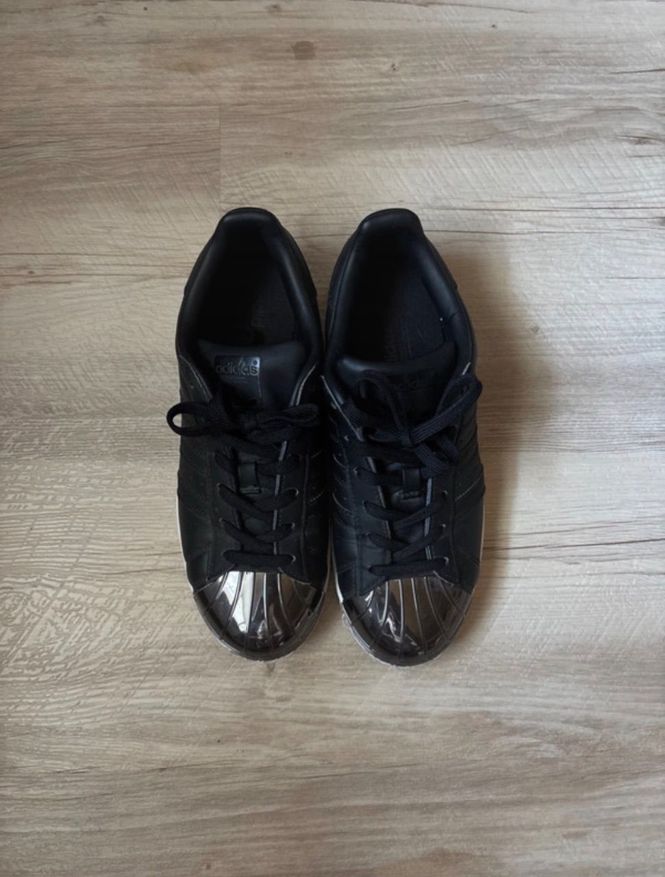 Adidas Schwarz-silber Adidas Superstar  Size 38
