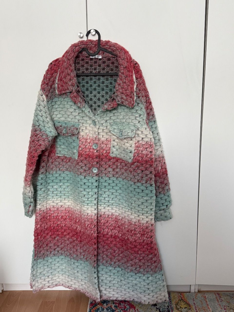 New Collection Bunter Mantel Size Einheitsgröße