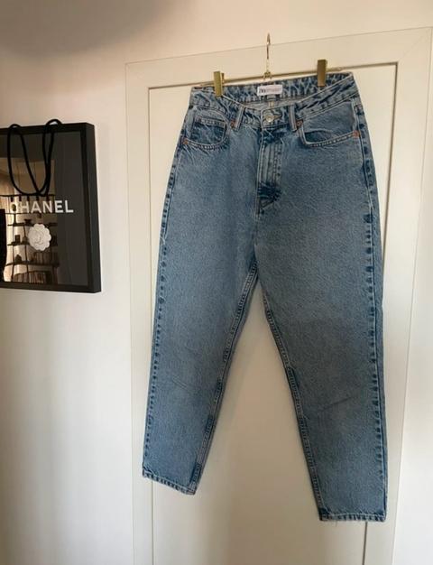 Zara Zara Mom Jeans Karottenjeans Jeans Denim Röhrenjeans Röhrenhose gr 36 Size S