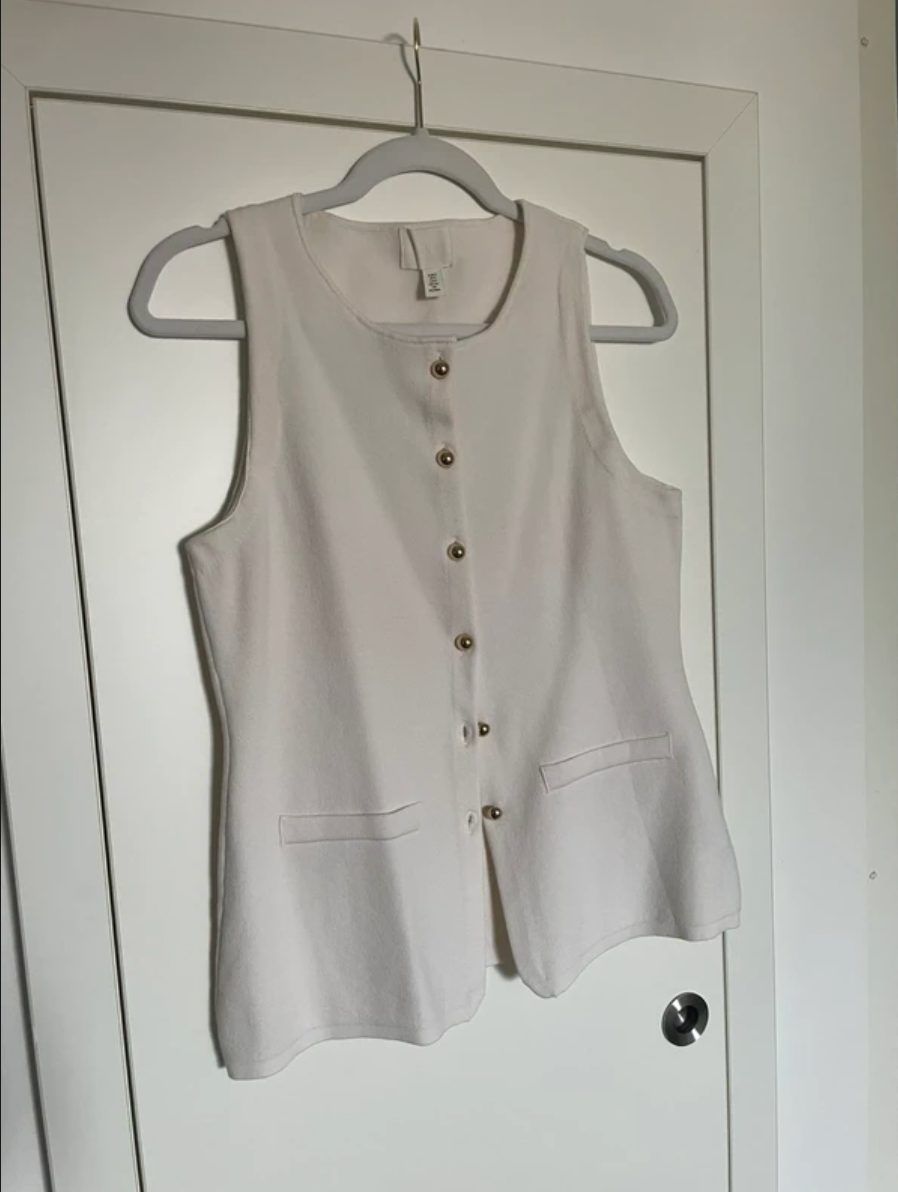 H&M H&M Strickweste Weste Vest Strick Shirt T-Shirt gr S Size S