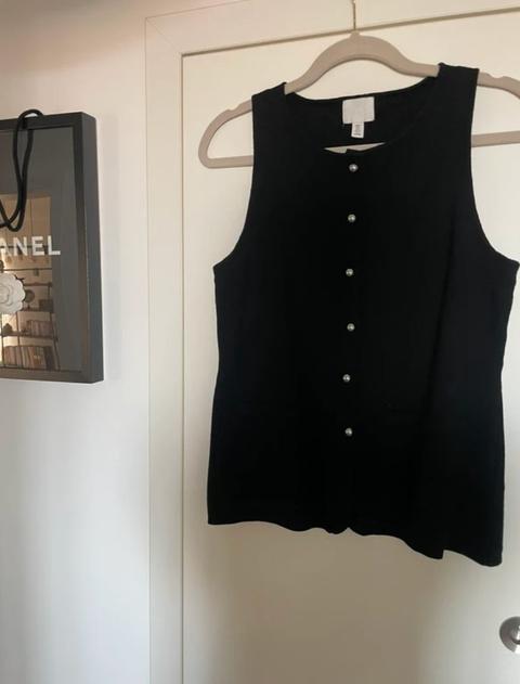 H&M H&M Weste Strickweste Top Shirt Pullover Weste gr S Size S