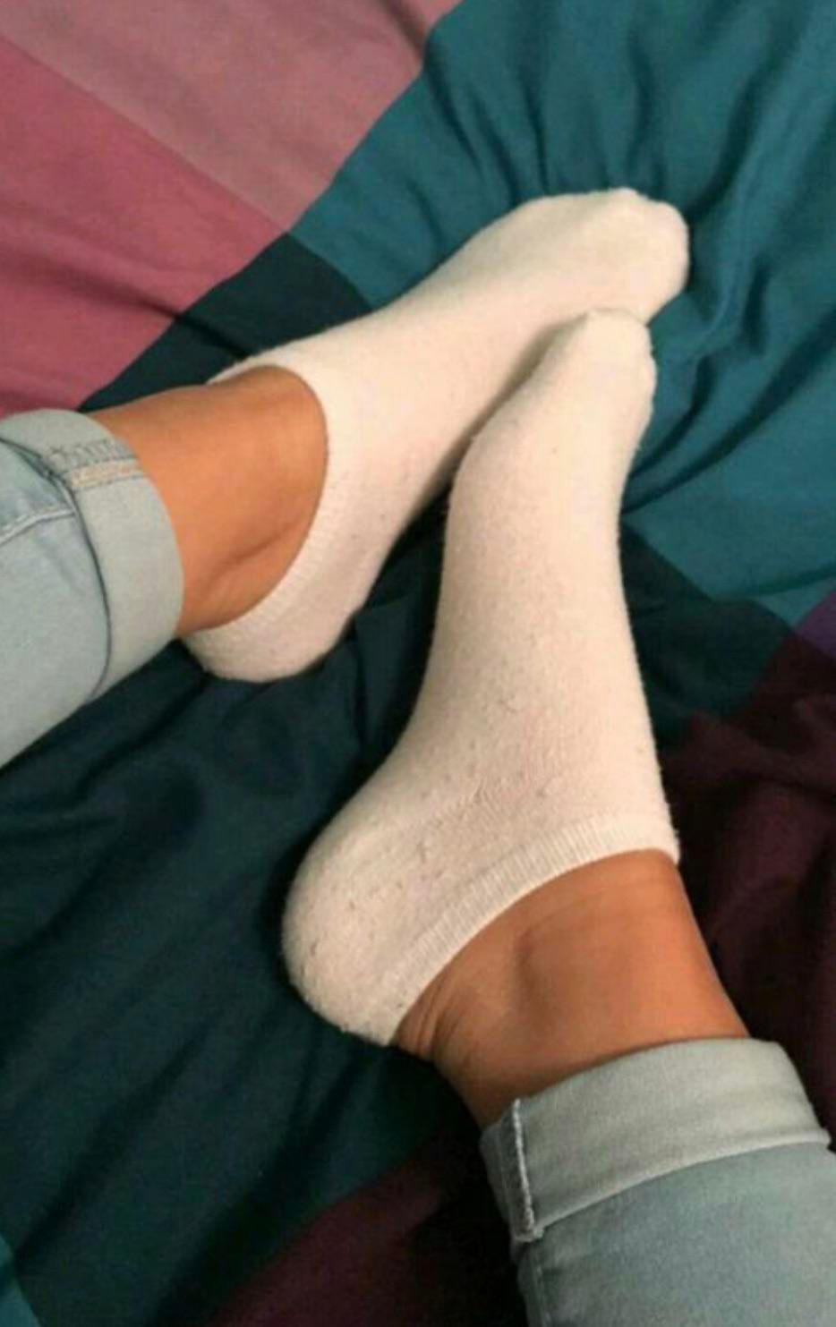 getragene Socken  Size S