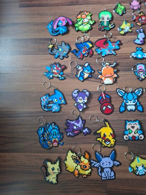 Bügelperlen pokemon anhänger