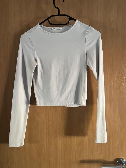 Stradivarius Stradivarius langarm Shirt in weiß Gr. Xs Size XS