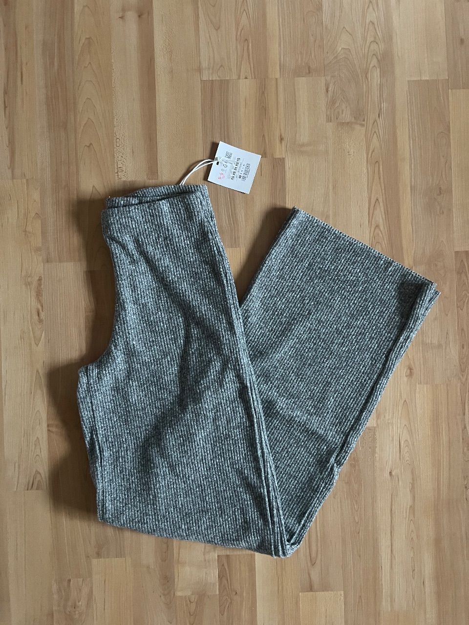 Pull&Bear  Pull&Bear Wide Leg Stoffhose | Grau | Neu mit Etikett | xs Size XS