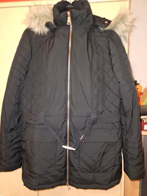 Street One Schwarze Damen Winterjacke Size XXL